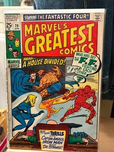 Marvel's Greatest Comics #24 1969 Silver Age FANTASTIC FOUR Iron Man Hulk - Bild 1 von 1