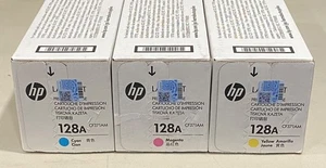 Cartuchos de tóner HP LASERJET 128A (CF371AM) MAGENTA, CIAN Y AMARILLO - Imagen 1 de 2