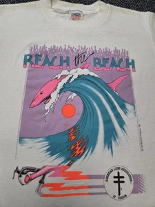 Vintage Radtrikot Reach The Beach Größe L 90er 1991 - Bild 1 von 13