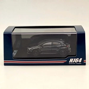 1:64 Hobby Japan Toyota GR COROLLA RZ Precious Black Pearl Diecast US In stock - Picture 1 of 8