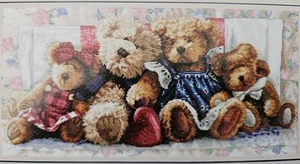 Dimensions Gold Collection ROW OF LOVE 14ct Counted Cross Stitch Kit 35039 NIP - Picture 1 of 5