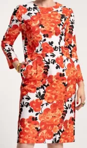 WOW! NUEVO Etiquetas Frances Valentine "Carolyn" Vestido Vaga Estampado Floral Talla 0 $498 - Imagen 1 de 2