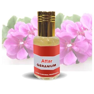 Geranium Attar / Geranium Perfume Pure High Quality Alcohol Free (10ML-500ML) - Picture 1 of 1