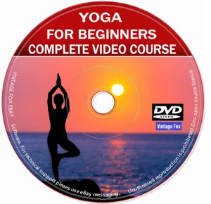 Yoga pour débutants perte de poids exercice entraînement fitness soulagement du stress cours DVD - Photo 1/1