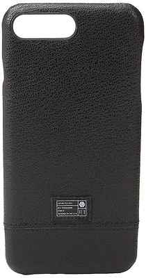 Hex Focus iPhone 7 Plus iPhone 8 Plus Leather Hard Shell Case Snap Cover Black - Image 1 of 4