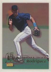 1996 Signature Rookies AutoBilia Preview Alex Rodriguez #B5