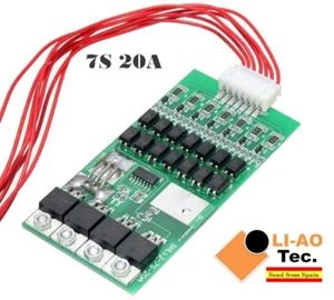 Placa protectora cargadora de batería de iones de litio 7S 20A PCB BMS 18650 - Imagen 1 de 6