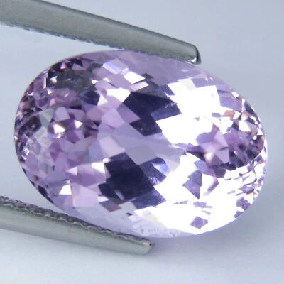 7.60Cts Ravishing Natural Pink Kunzite 14x10x7.5mm Oval Afghanistan Gemstone - Image 1 of 4
