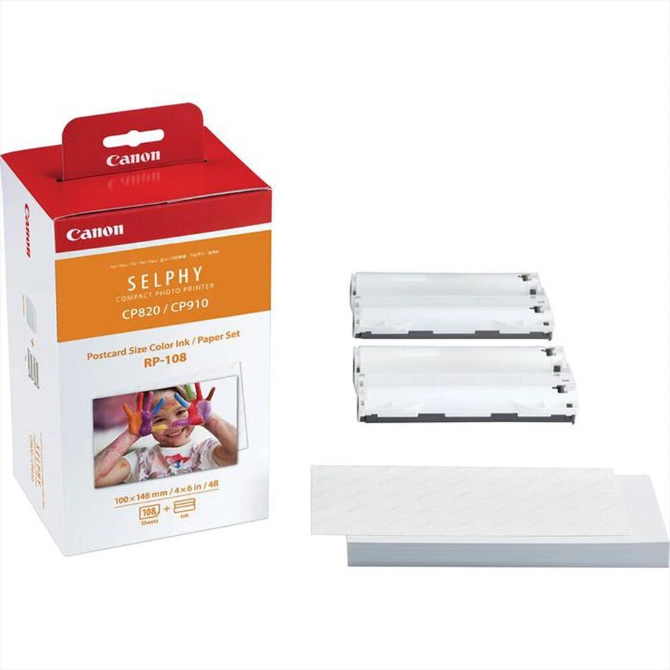 Kit Canon Selphy CP RP-108 Papel Formato 10 X 15 + Cartucho - Imagen 1 de 1