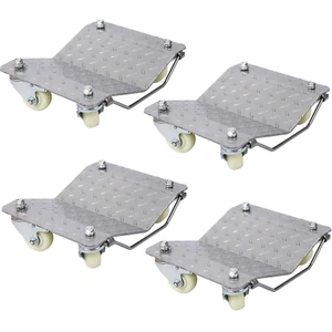 Car Dolly, Heavy Duty Wheel Dolly,4 Tire Wheel Dolly Car Stakes 6000lbs Capacity - Picture 1 of 11