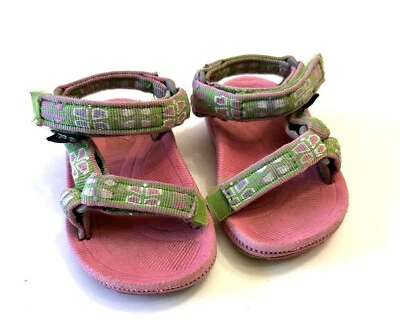 Sandalias Teva Niño Niña Rosa Verde Talla 2/3 Foto 1 de 4