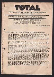 LEIPZIG, Brief 1933, TOTAL-Feuerlöscher, Verkaufsbüro Sachsen, Hermann Leipold