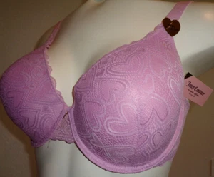 42D Juicy Couture Bra Sexy Push Up Underwire Light Purple - Picture 1 of 5