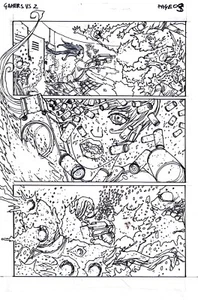 STEFANO CARDOSELLI - Tavola originale Gamers vs. Zombies p.3 - Imagen 1 de 1
