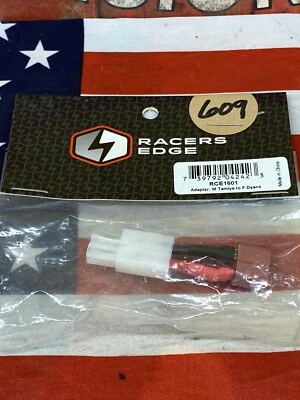 RACERS EDGE RCE1601 Male Tamiya to Female T-Style Adapter NEW USA SHIPPED - Image 1 of 4