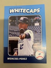 Wenceel Perez Card 2022 West Michigan White Caps Team Card