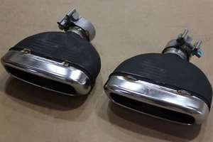 Pair of 1999-2001 Cadillac Seville Exhaust Tip Extensions 88959306 88959305 OEM - Picture 1 of 5