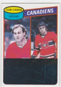 1980-81 Topps Montreal Canadiens Team Leaders  Guy Lafleur Pierre Larouche #216 - Bild 1 von 2
