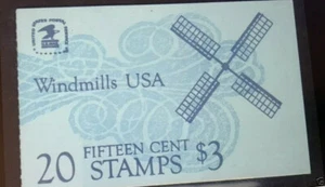 U.S. BOOKLET OF 20 SCOTT #BK135 1980 15ct WINDMILLS MINT Sealed - Picture 1 of 2