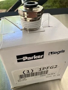 Druckluftverschraubungen 1/4” Schlauch auf 3/8” NPT (10er Pack) Parker Teil # 1PFG2 - Bild 1 von 4