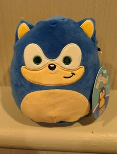 New Sonic the Hedgehog Squishmallows Kellytoy Plush SEGA 8" Inch NWT - Picture 1 of 4