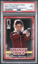 2019 Topps Stranger Things Nancy Wheeler RED #02/50 PSA POP 1