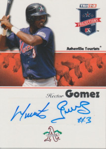Hector Gomez 2008 Tristar Projections rookie RC autograph auto card 237