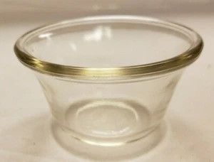 Taza Natillas Pyrex Vidrio Transparente Marcado 414 Pyrex Vintage - Imagen 1 de 3