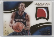2013-14 Panini Immaculate Jersey Number Variation /7 Brandon Jennings #35 Patch