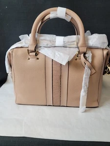 Vince Camuto Satchel Handbag New Beige NWT - Picture 1 of 8