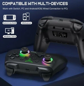 Wireless Nintendo Switch Controller Console,PC,iOS For Nintendo Switch/Lite/OLED - Afbeelding 1 van 17