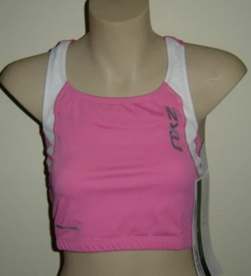 НОВЫЙ С ЯРЛЫКАМИ 2XU СЖАТИЯ TRIATHALON УРОЖАЯ ВЕРХНИЙ COMP КОЖИ - Изображение 1 из 2