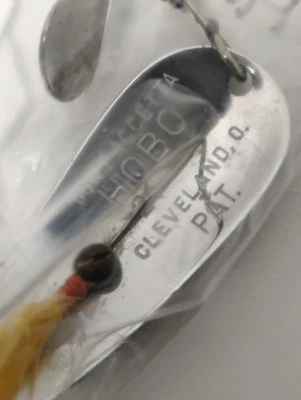 SEÑUELO HOBO VINTAGE TONY ACCETTA 2" 1/2 CUCHARA PLATEADA / USADO Foto 1 de 2