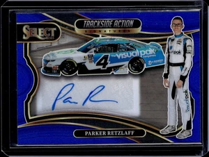 2025 Select Racing Parker Retzlaff Blue Auto Trackside Action Signatures 60/99! - Bild 1 von 2