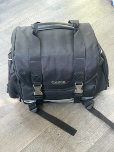 Canon 200DG Camera Bag Large Digital SLR Lens Case Gadget Black NO STRAP - Picture 1 of 9