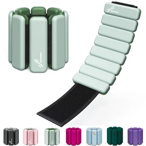 Handgelenk- & Knöchelgewichte für Männer - 1 Paar (je 1 Pfund/2 Pfund) | Verstellbar Gewichtet... - Bild 1 von 9