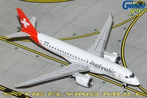 GeminiJets 1:400 E190-E2 Helvetic Airways HB-AZC - Picture 1 of 1