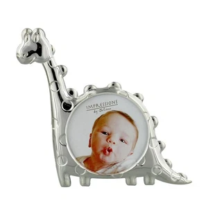 El dinosaurio plateado como marco de fotos - Brachiosaurus - Imagen 1 de 2