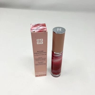 Bálsamo labial líquido Givenchy Rose Perfecto 37 grano rojo 6 ml/0,21 oz Foto 1 de 2