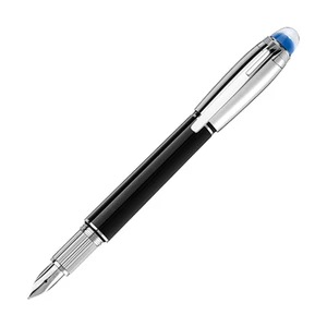 Montblanc StarWalker Doué Fountain Pen Blue Dome Floating Emblem 118871 - Picture 1 of 5