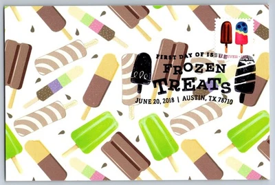 #5285-94 Frozen Treats Set of 10 FDC Maxi Cards w/Pictorial Cancel - Image 1 of 4