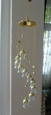 Glockenspiel mit 10 Glasglöckchen - Bild 1 von 4