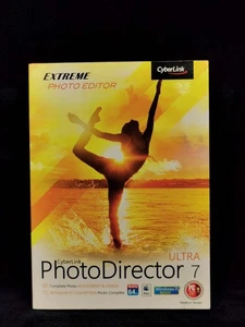 CyberLink PhotoDirector 7 Ultra Photo Editing Software Windows Mac Extreme Tools - Picture 1 of 7