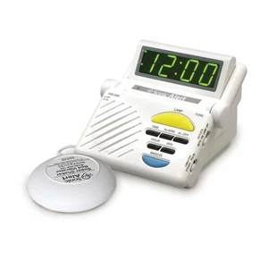 Sonic Alert Sonic Boom SB1000 Vibrating Alarm Clock W/ Bed Shaker, Lamp Flasher - Picture 1 of 4