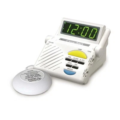 Sonic Alert Sonic Boom SB1000 Vibrating Alarm Clock W/ Bed Shaker, Lamp Flasher - Image 1 of 4