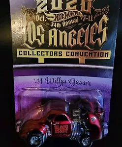 HOT WHEELS 34TH CONVENTION '41 WILLYS GASSER #1156 RLC NEW NICE! - Picture 1 of 8