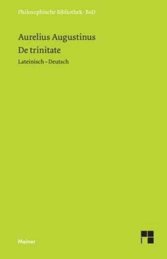 De Trinitate by Johann Kreuzer 9783787316519 (paperback 2003)