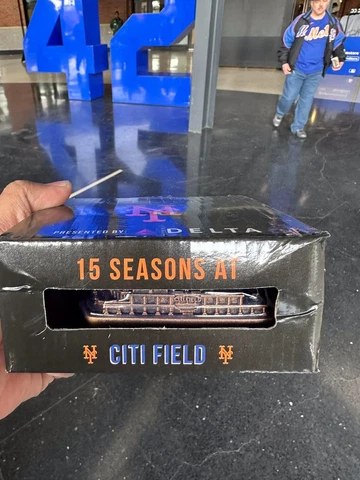 New York Mets Citi Field Replica Ballpark Stadium SGA 4/8/2023 Delta 2023 Bronze Cover