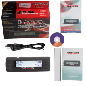 Newest OBD2 EOBD Auto Computer Scan Tool Digital Gauge 4 in 1 TurboGauge IV - Picture 1 of 5