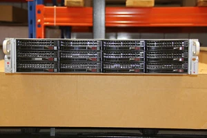 Supermicro Server 826BE16-R920LPB X9DRH-7TF 2x E5-2680 v2 128GB DDR3 10GBe 12Bay - Bild 1 von 8